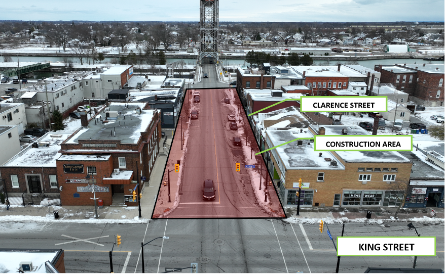 Clarence Street Storm Sewer Construction